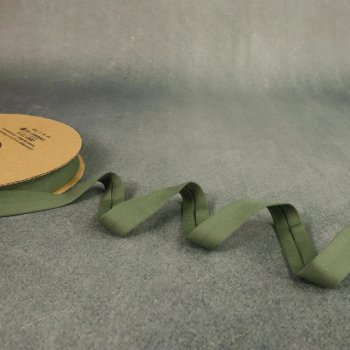 Schrägband aus Baumwoll-Jersey - 20 mm breit - army