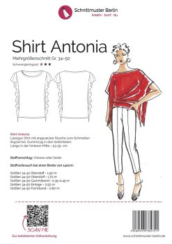 Papierschnittmuster Schnittmuster Berlin - Shirt Antonia
