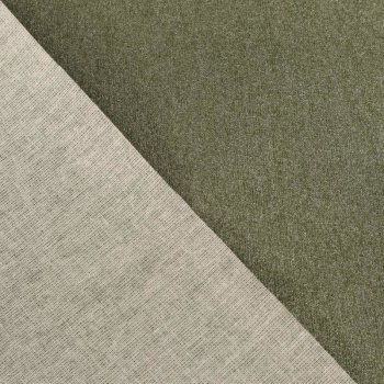 Baumwolle beschichtet mit Metallic-Effect - khaki