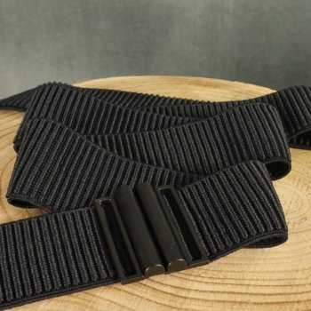 DIY - Taillengürtel - schwarz /schwarz matt