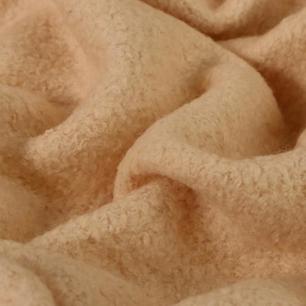 Wool Boucle - peachskin