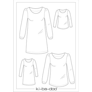 Papierschnittmuster Ki-Ba-Doo - Classic Kleid/Shirt Dora