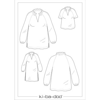 Papierschnittmuster Ki-Ba-Doo - Bluse/Kleid Finola