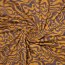 Jacquard aus recycelter Baumwolle - Woven hearts - Taupe/Ocre