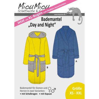 Papierschnittmuster Miou Miou - Bademantel "Day and...