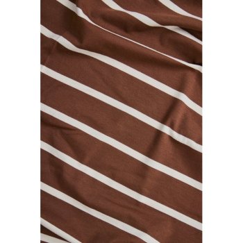 meetMilk - Nova Stripe Jersey - small stripes - Pecan/Shell