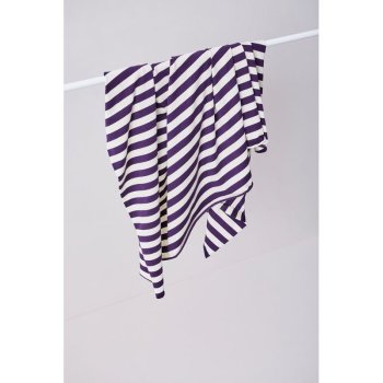 meetMilk - Nova Stripe Jersey - bold stripes - Purple...