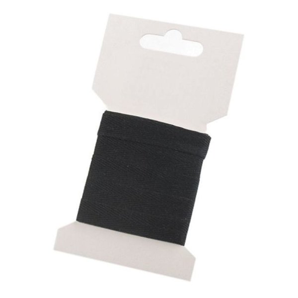 Ripsband/K&ouml;perband - 10 mm breit - schwarz ( 1 Pack = 3m )
