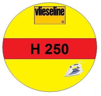 Vlieseline / Bügeleinlage H 250 - weiß