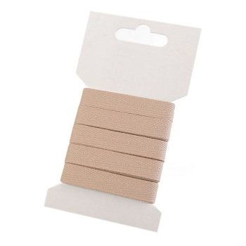 Ripsband/K&ouml;perband - 10 mm breit - beige ( 1 Pack =...