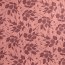 Viskosejersey - abstrakte Bl&auml;tter in altrosa auf rosa  (1 St&uuml;ck = 2,5 Meter)