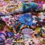 Viskose-Jersey - Digital Print - Flowers - multicolor