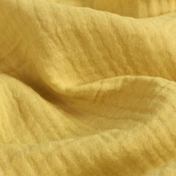 Musselin - uni - soft yellow