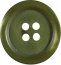 Knopf mit hochgezogener Kante - 22 mm Durchmesser - olive (522)