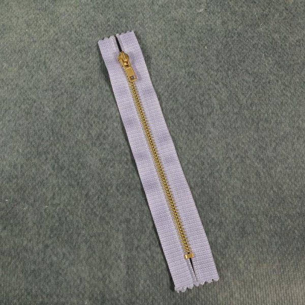 Hosenrei&szlig;verschluss - 16 cm - flieder
