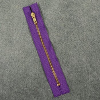 Hosenreißverschluss - 12 cm - lila