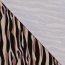 Baumwoll-Jersey - Zebra - beige/braun/schwarz/flieder