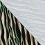 Baumwoll-Jersey - Zebra - beige/braun/schwarz/gr&uuml;n