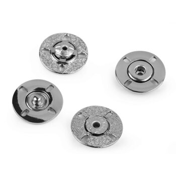 Druckknopf zum Ann&auml;hen - D=21  mm - nickel (3 er Pack)