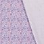 Baumwoll-Webware - Paisley - hellblau/ pink auf flieder
