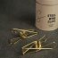 Sewply Steel Wire Clips / Metall-N&auml;hclips - Gr. L (74 mm) - Gold (1 Dose = 5 St&uuml;ck)