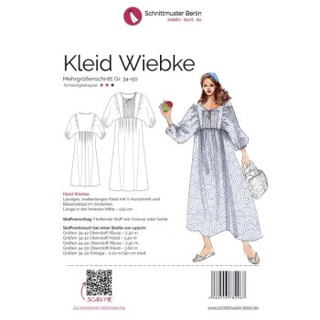 Papierschnittmuster Schnittmuster Berlin - Midi-Kleid Wiebke