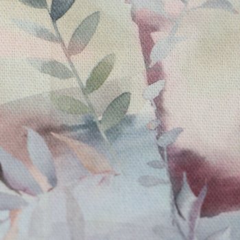 Canvas (Digitaldruck) - Barisa  - Blätter und Quadrate