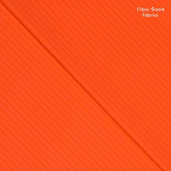 Fibre Mood - Viskose-Seersucker - Orange