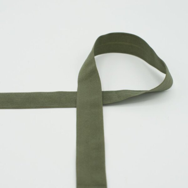 Falzgummi / Einfassband - 20 mm breit - khaki