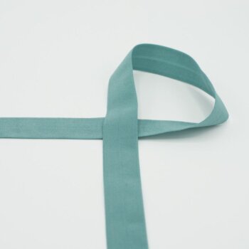 Falzgummi / Einfassband - 20 mm breit - dark dusty mint