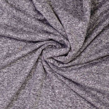 Wool Strick-Boucle - grau melange
