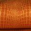 Kunstleder &quot;Snake&quot; - Maisgelb/Gelb-Orange
