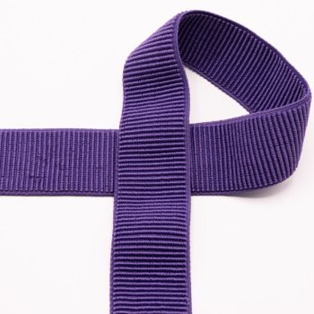 Geripptes Gürtel Gummiband - 50 mm breit - purple