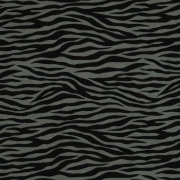 Viskose-Webware - Mara - Tiger - grau/schwarz