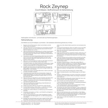 Papierschnittmuster Schnittmuster Berlin - Rock Zeynep