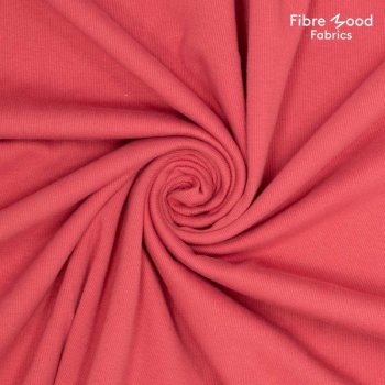 Fibre Mood - Organic Ripp Collar B&uuml;ndchen - Hellrot