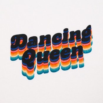 Baumwolljersey- Panel - Dancing Queen - Schriftzug ( 1...