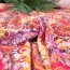 Viskose Webware - Mandala Flowers - gelb/rosa/pink