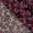 Viskose-Leinen Druck - Indy Flower - violett/pink/orange/schwarz