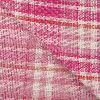 Tweed - rosa/pink/weiß