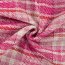 gewebter Boucle - Karo - rosa/pink/wei&szlig;
