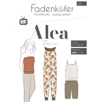 Papierschnittmuster Fadenkäfer - Overall Alea Damen...