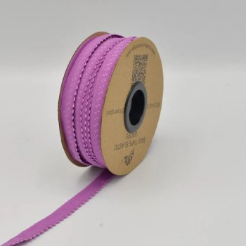 Wäschegummi mit Falz - 20 mm breit - violet