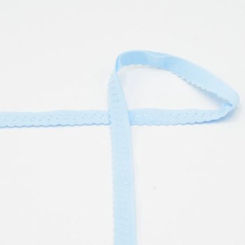 Wäschegummi mit Falz - 20 mm breit - baby blue