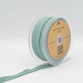 Wäschegummi mit Falz - 20 mm breit - mint