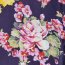 Viskose-Webware - Big Flowers - rosa/rot/aubergine ( 1 St&uuml;ck = 2,50 Meter)