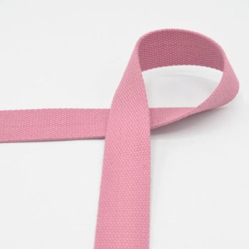 Baumwoll-Gurtband - 30 mm - Old Pink