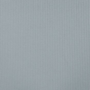 Baumwoll-Rippenjersey - Mandy - dusty blue