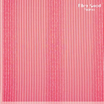 Fibre Mood - Baumwoll-Popeline- Stripes with words - red...