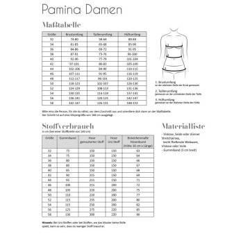 Papierschnittmuster Fadenkäfer - Hose Pamina  - Gr....